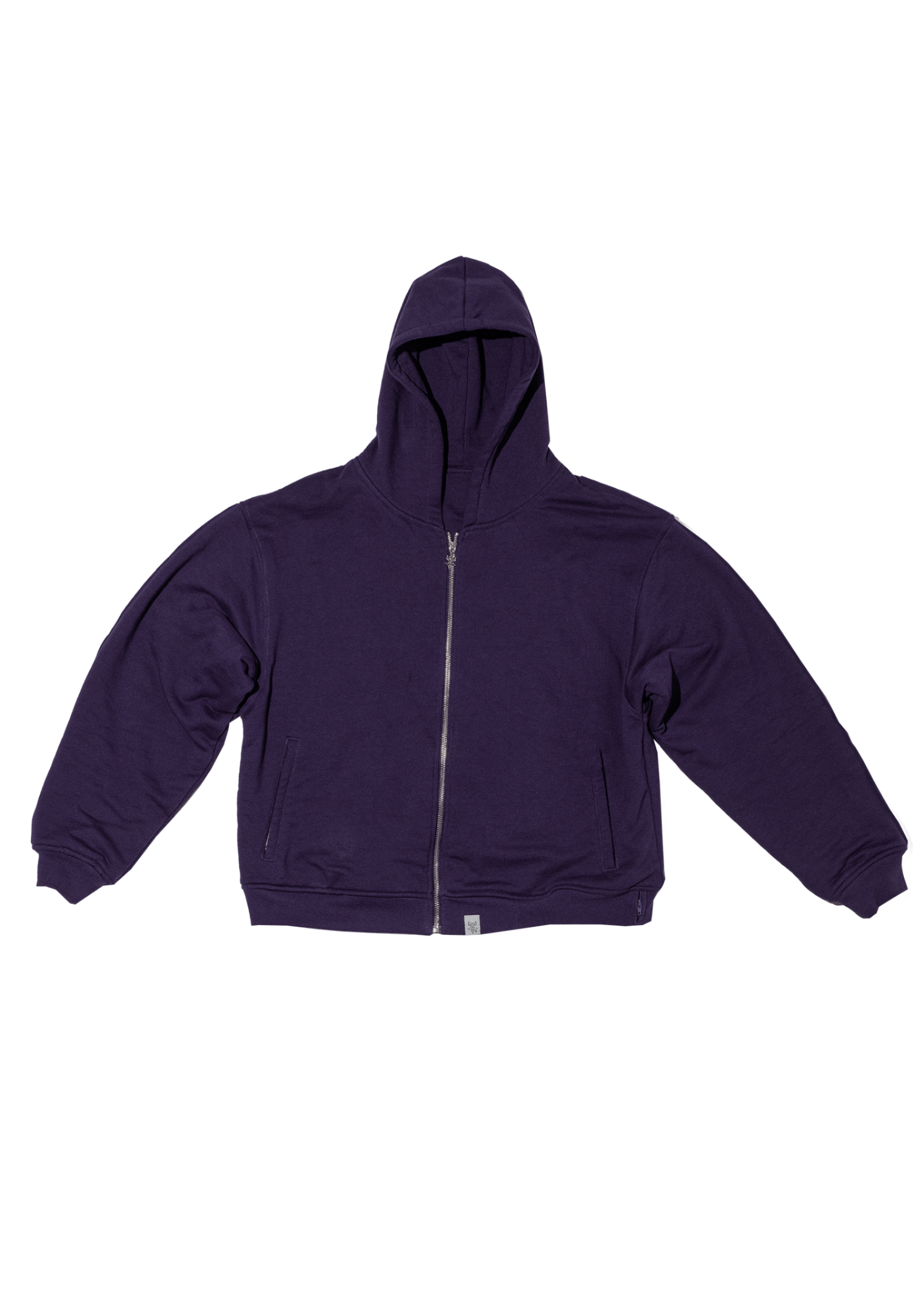 Covert Zip Up - Dark Purple