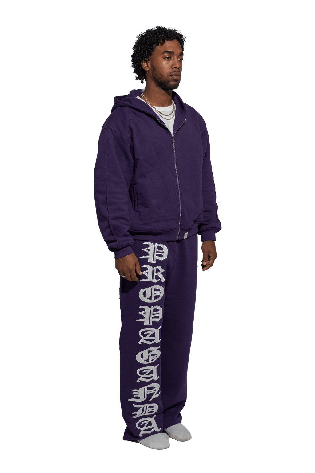 Covert Zip Up - Dark Purple
