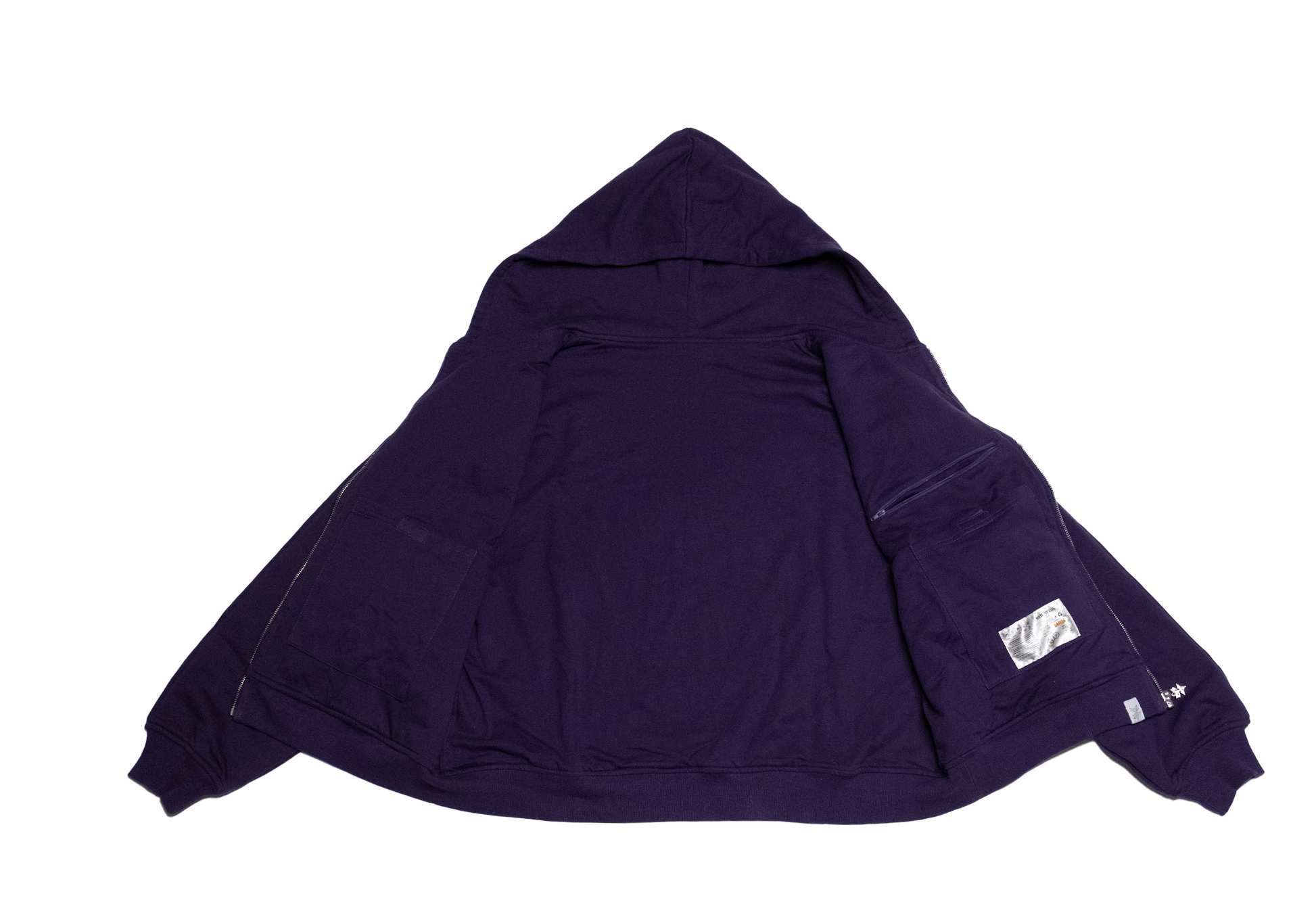 Covert Zip Up - Dark Purple