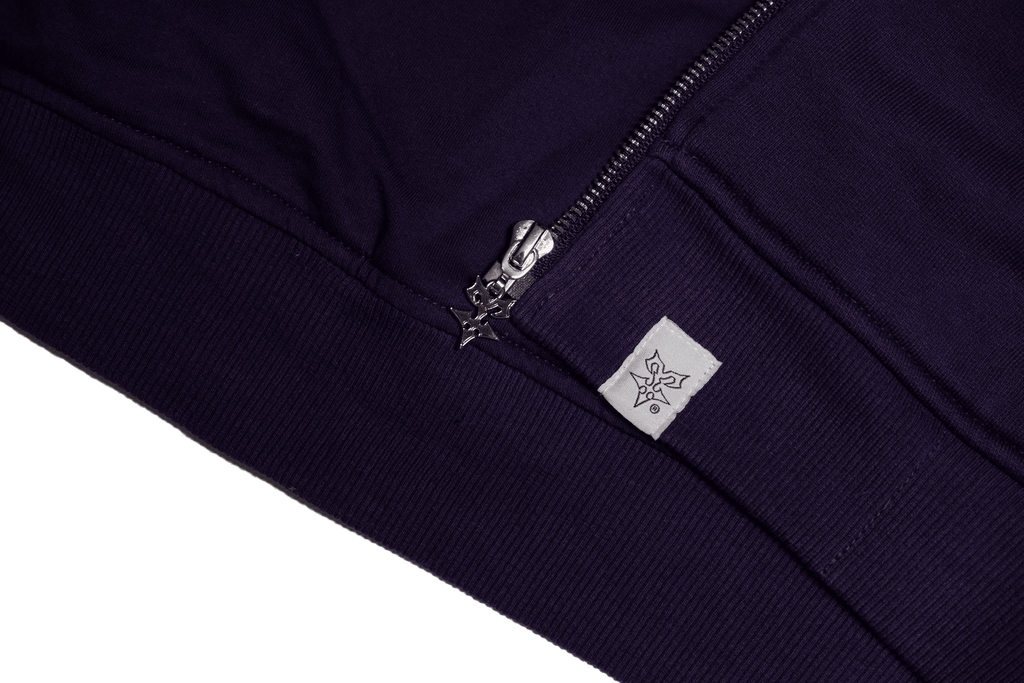 Covert Zip Up - Dark Purple